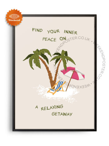 Find Your Inner Peace Quote poster