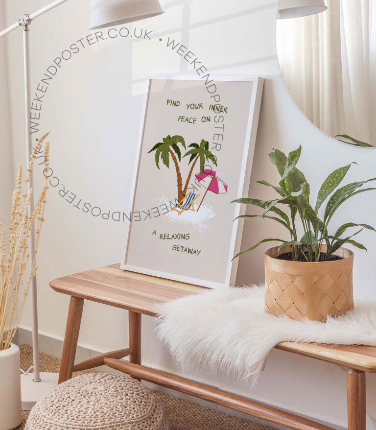 Find Your Inner Peace Quote poster