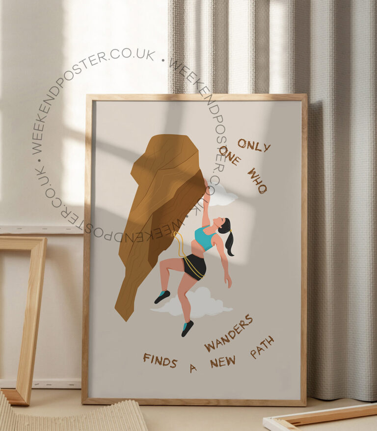 Find a New Path Quote poster