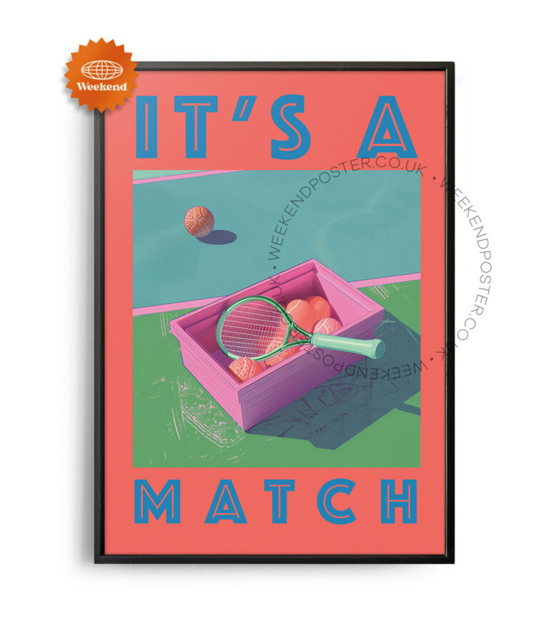 Its a Match Tennis poster