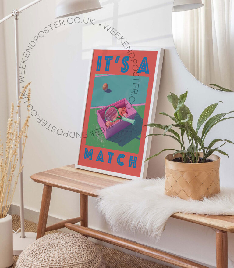 Its a Match Tennis poster
