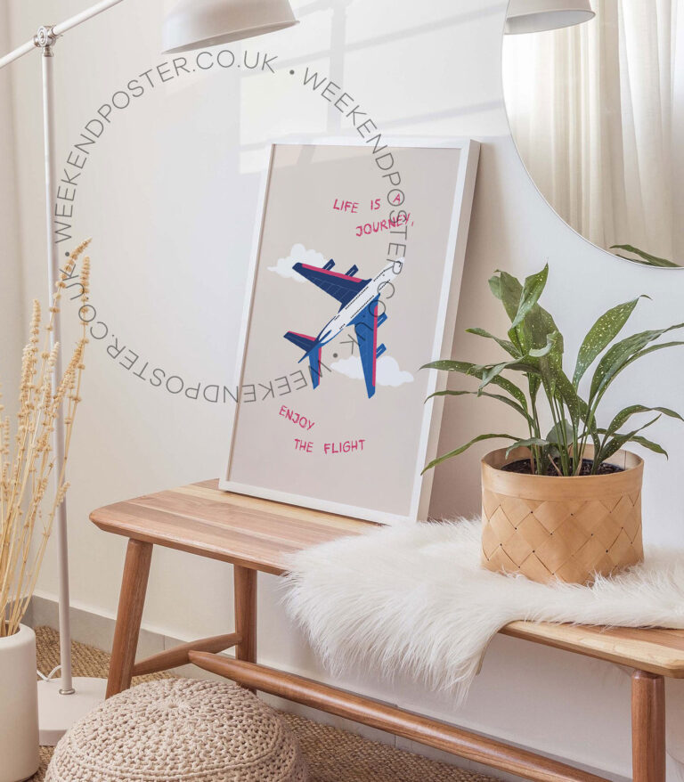 Life is a Journey Quote poster