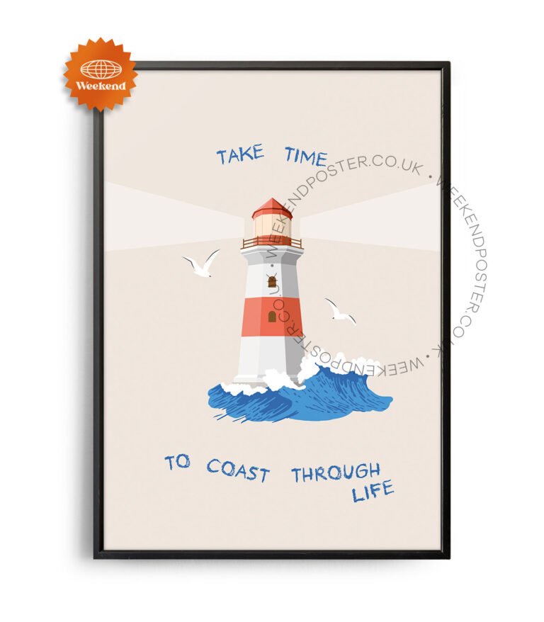 Lighthouse Quote poster