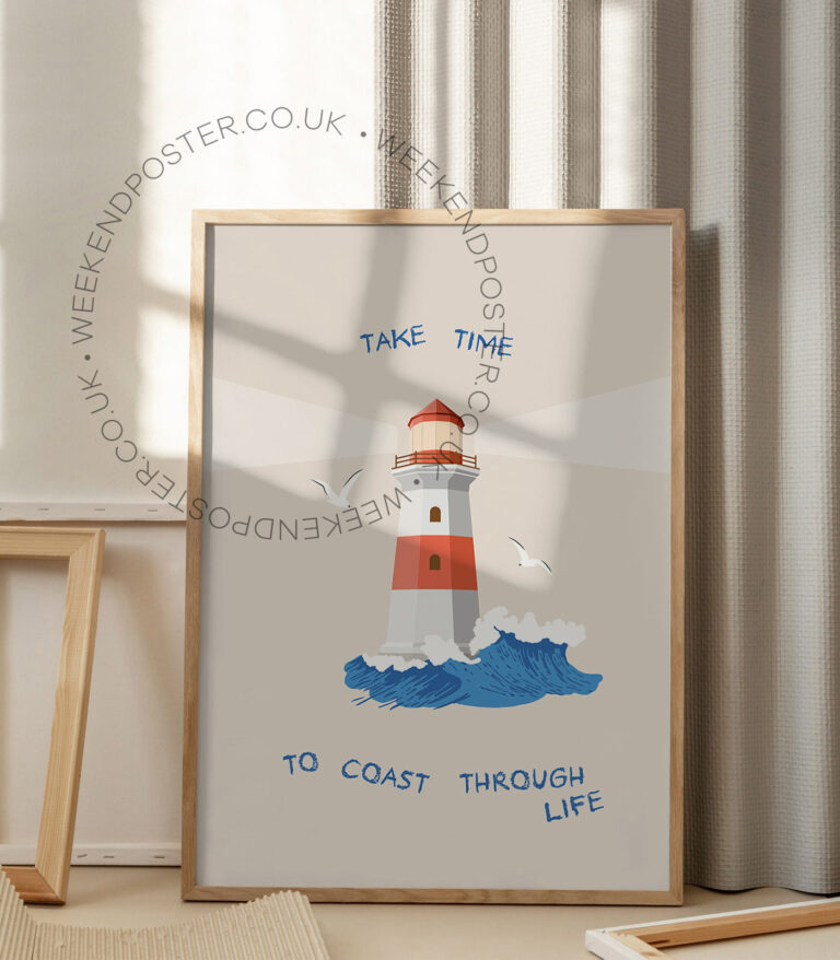 Lighthouse Quote poster