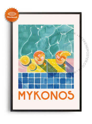Mykonos Travel poster