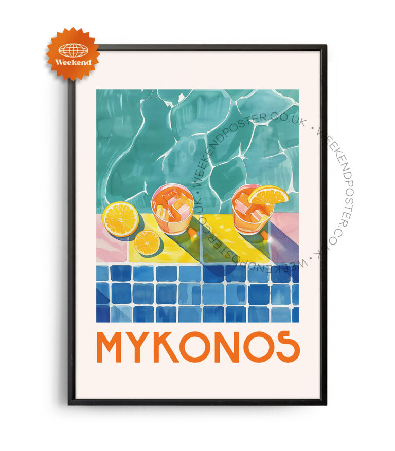 Mykonos Travel poster