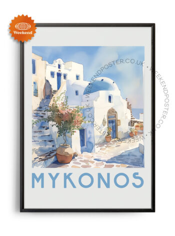 Mykonos Travel poster