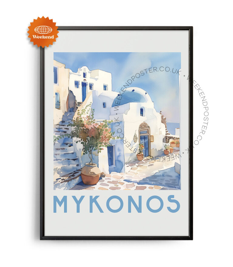 Mykonos Travel poster