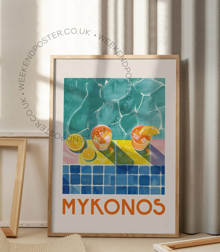 Mykonos Travel poster
