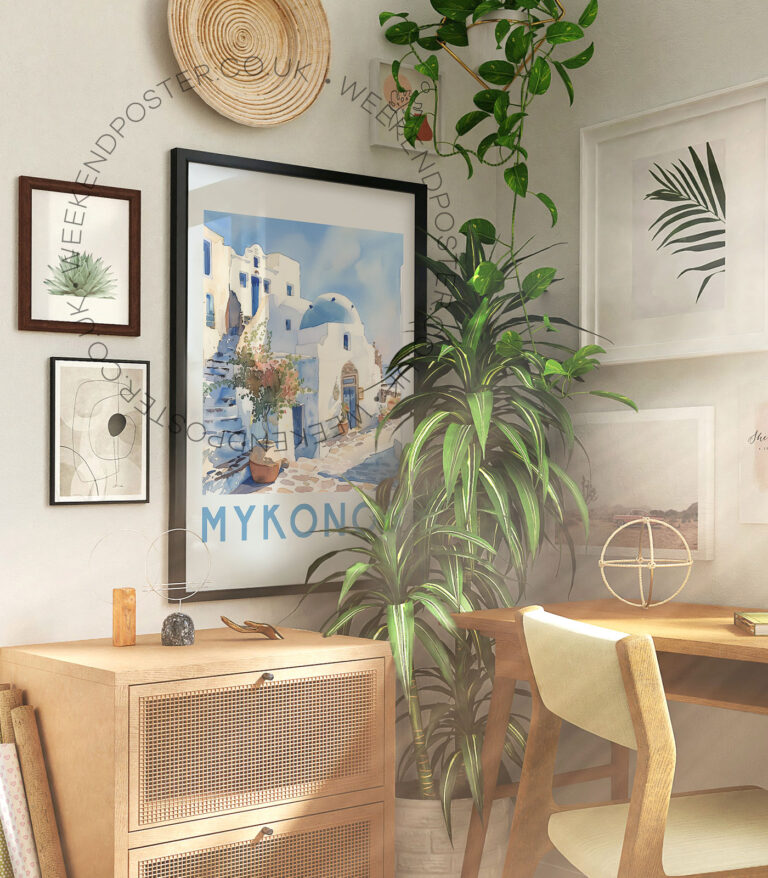 Mykonos Travel poster