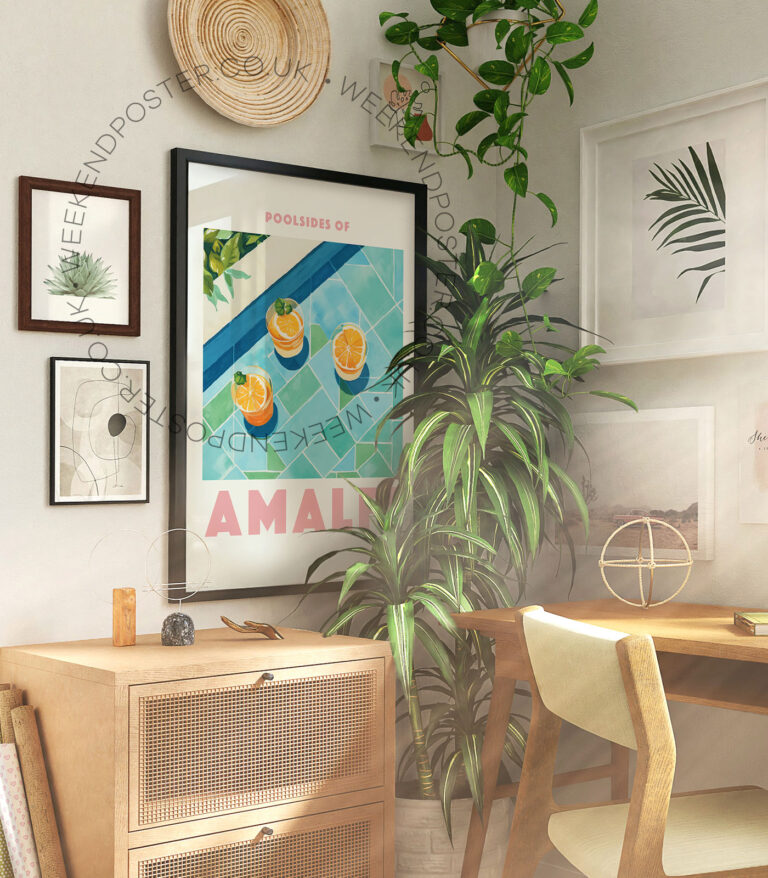 Poolsides of Amalfi poster