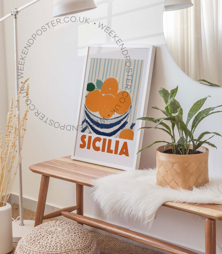 Sicilia Oranges poster