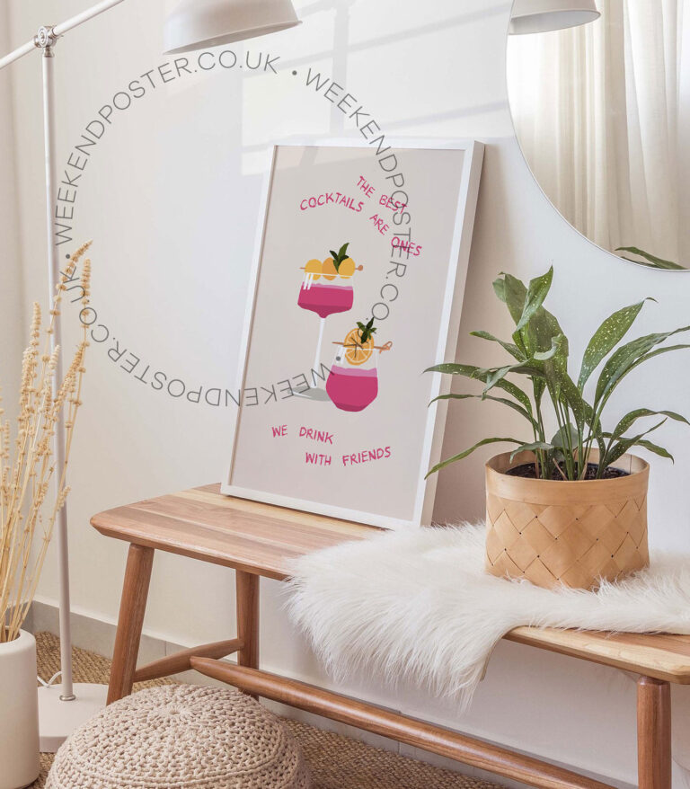 The Best Cocktails Quote poster