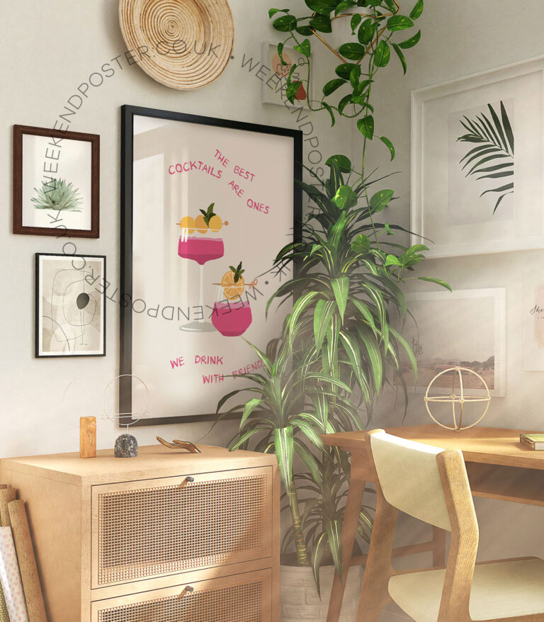 The Best Cocktails Quote poster