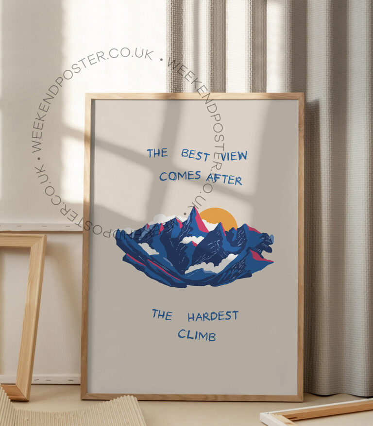 The Best View Quote poster