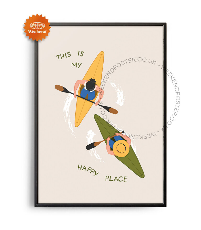 This is my Happy Place Quote poster