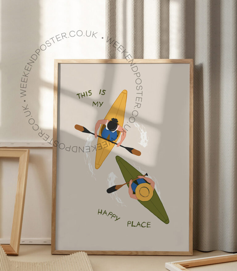 This is my Happy Place Quote poster