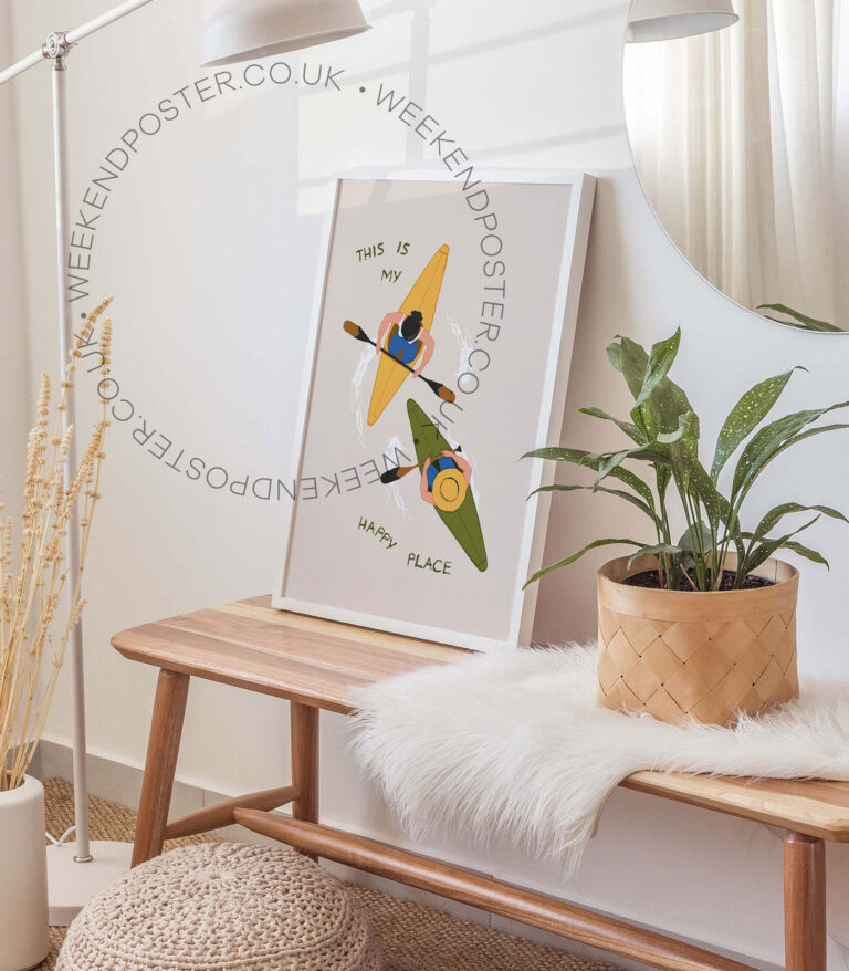 This is my Happy Place Quote poster