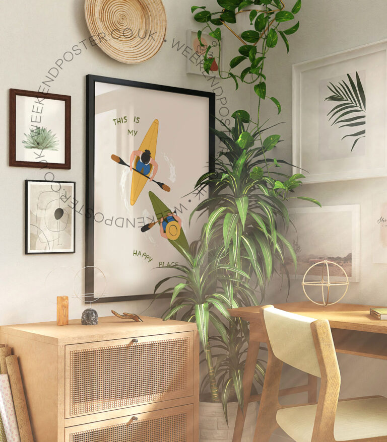 This is my Happy Place Quote poster