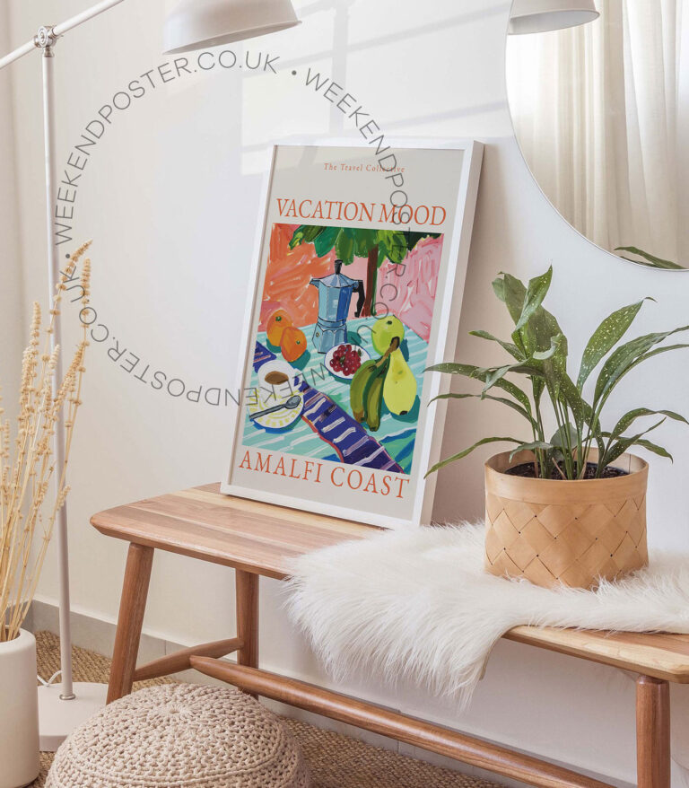 Vacation Mood Amalfi Coast poster