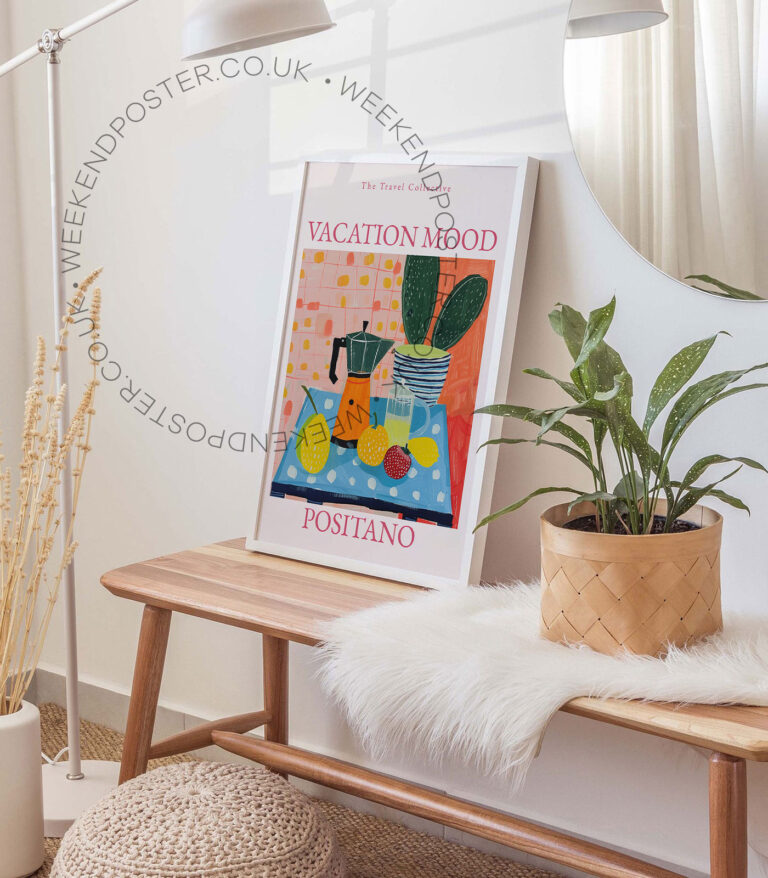 Vacation Mood Positano poster