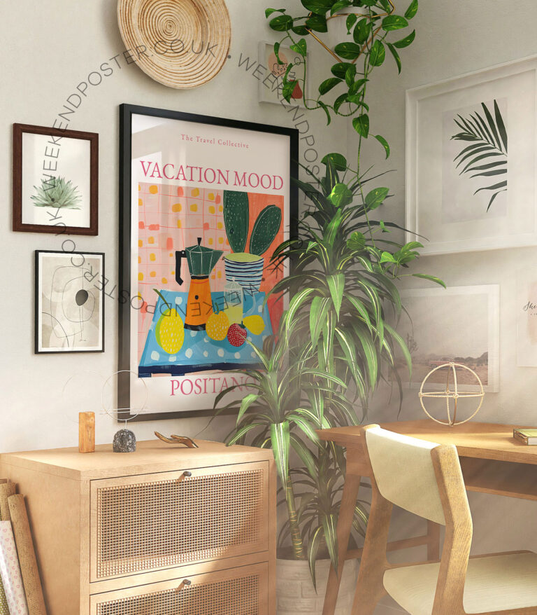 Vacation Mood Positano poster