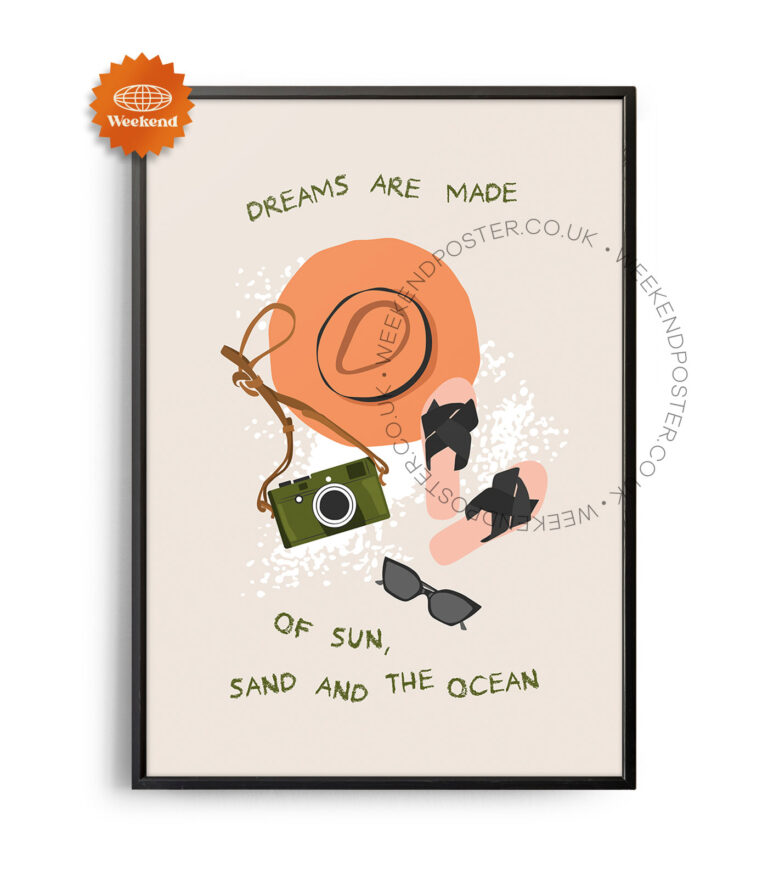 What Dreams are Made of Quote poster