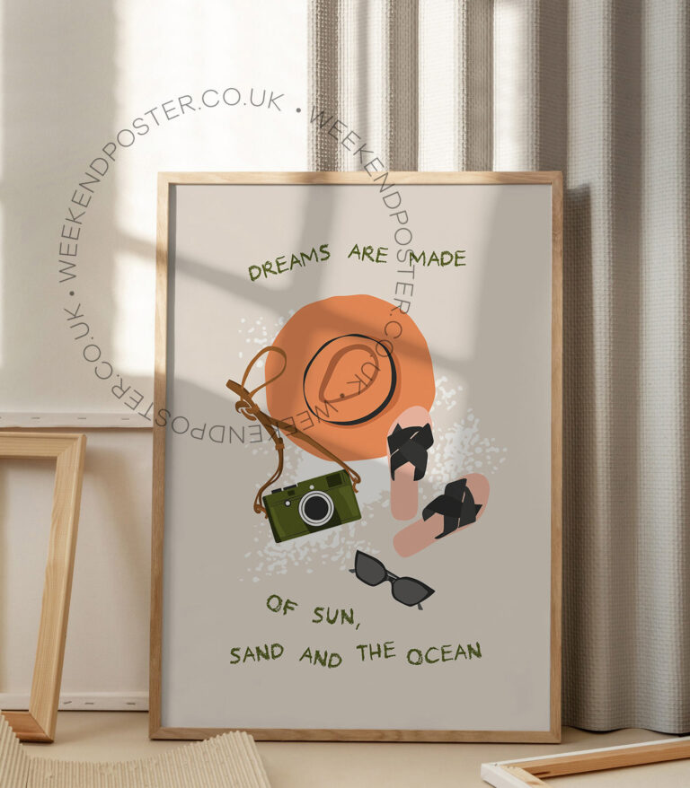 What Dreams are Made of Quote poster