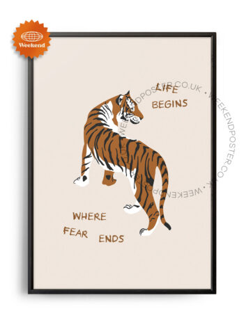 Where Life Begins Quote poster