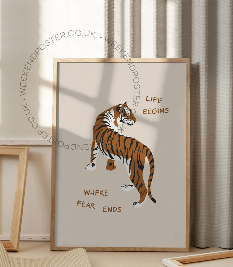 Where Life Begins Quote poster