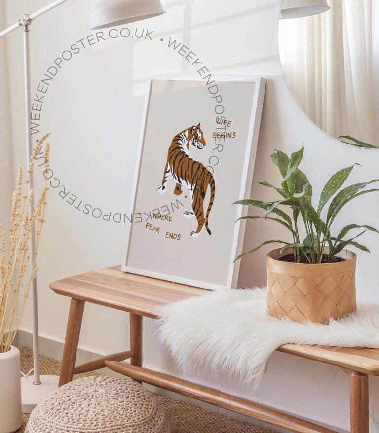 Where Life Begins Quote poster