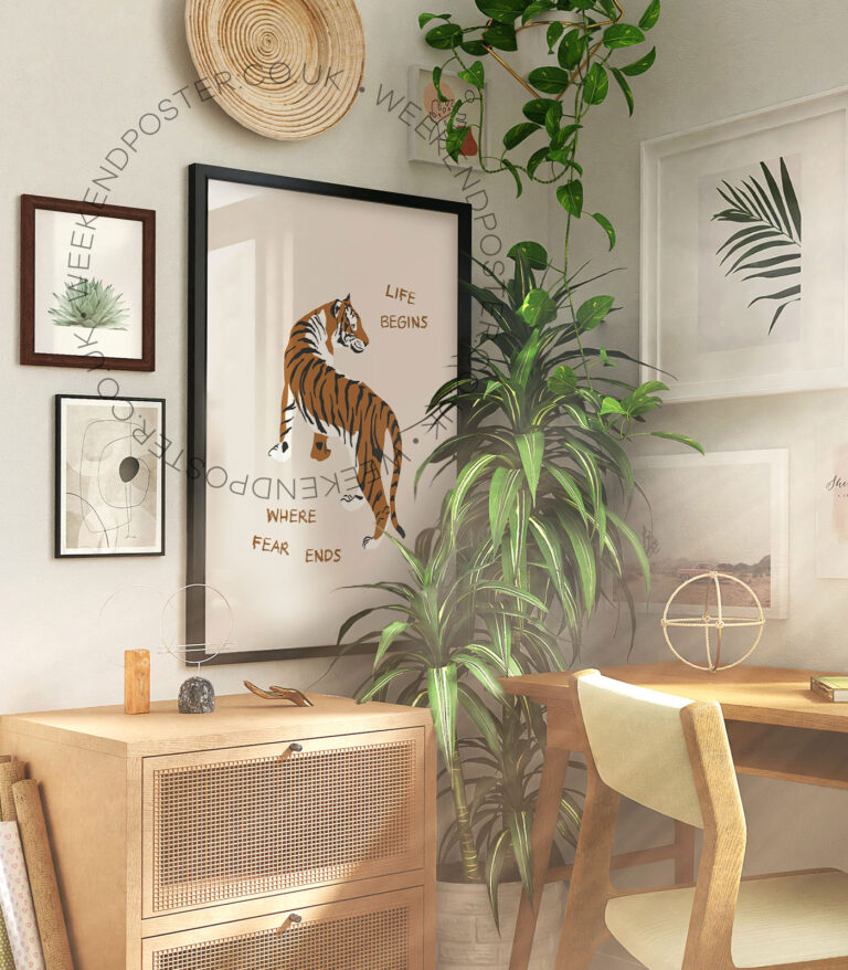 Where Life Begins Quote poster