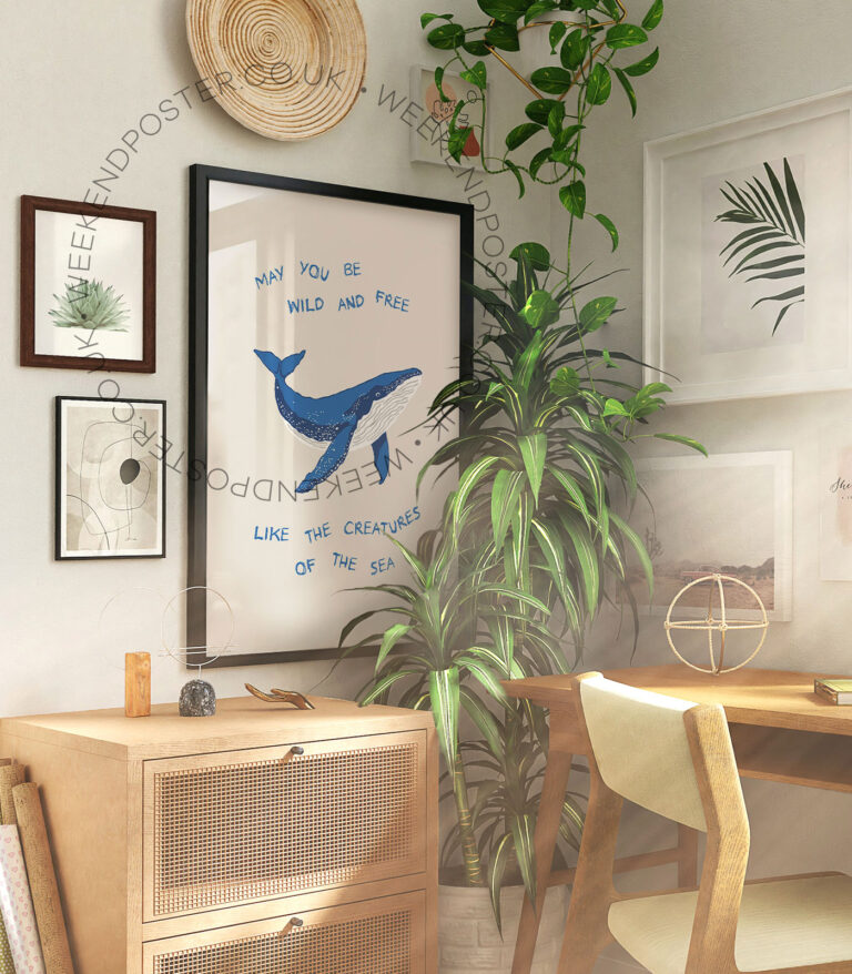 Wild and Free Quote poster