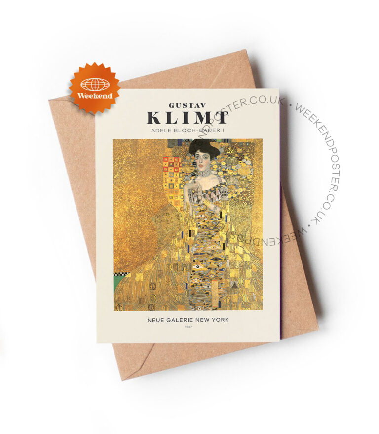 Gustav Klimt Portrait of Adele Bloch-Bauer greeting card