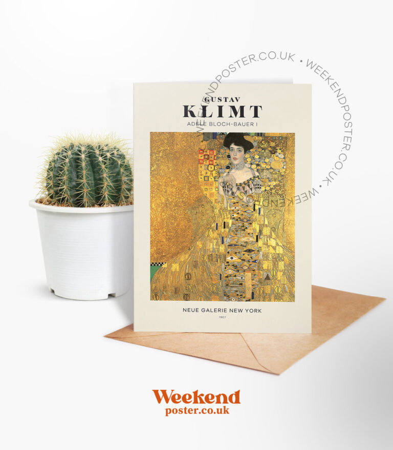 Gustav Klimt Portrait of Adele Bloch-Bauer greeting card
