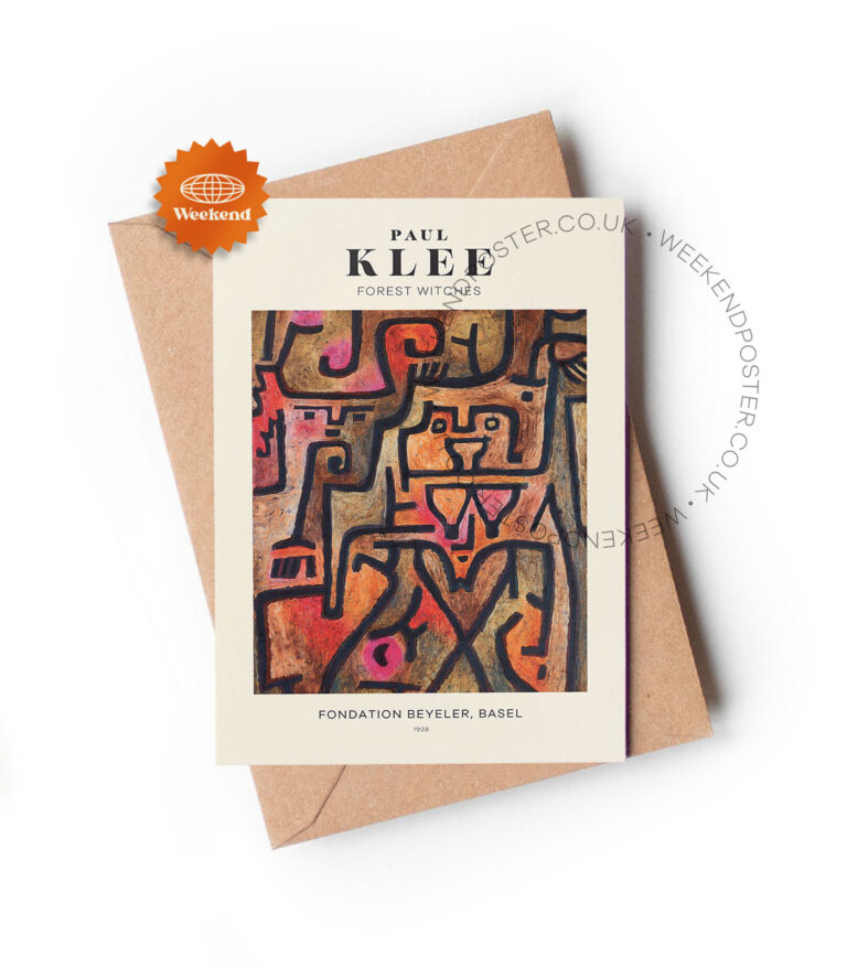 Paul Klee Forest Witches greeting card