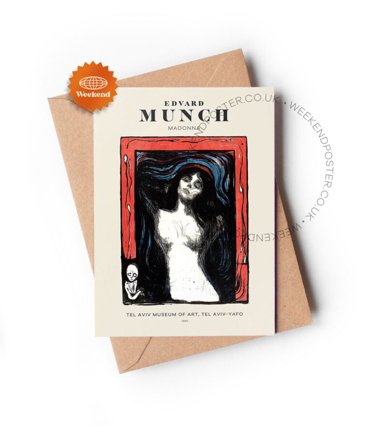 Edvard Munch Madonna greeting card
