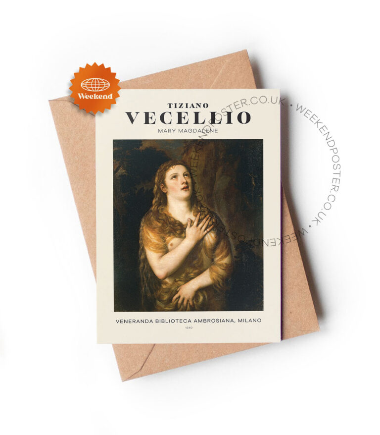 Vecellio Mary Magdalene greeting card
