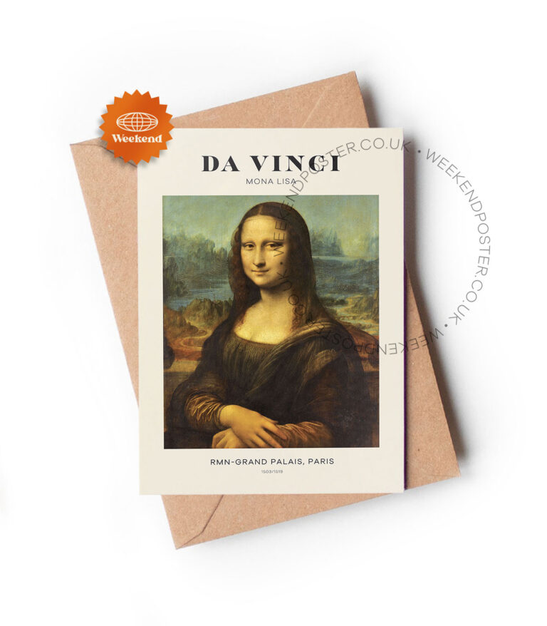 Da Vinci Mona Lisa greeting card