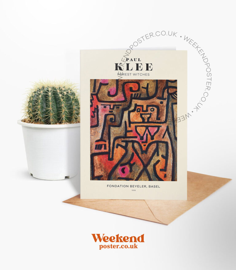 Paul Klee Forest Witches greeting card