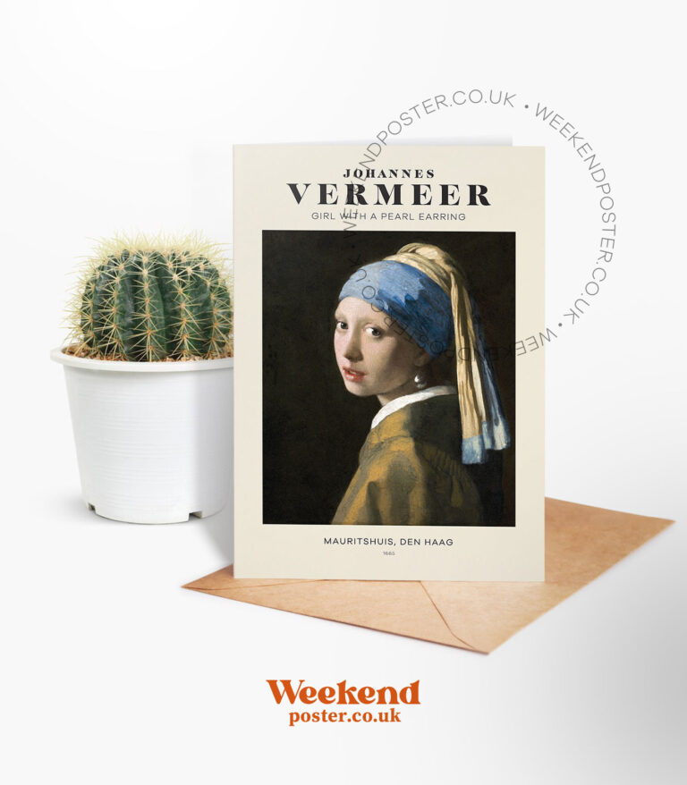 Johannes Vermeer Girl With A Pearl Earring greeting card