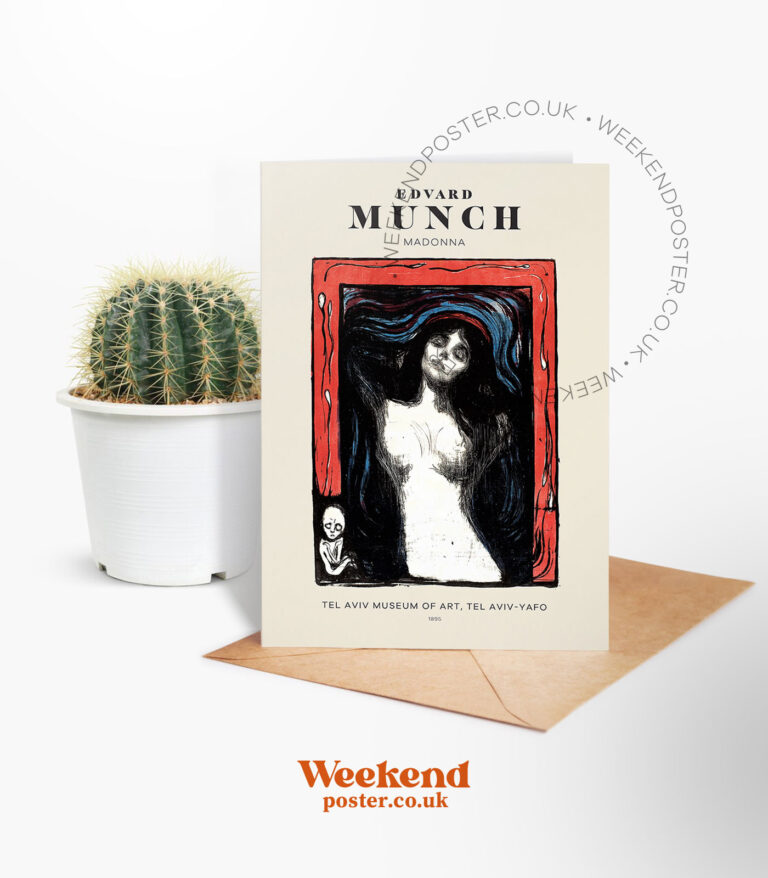 Edvard Munch Madonna greeting card