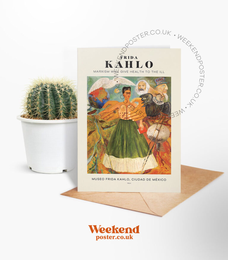 Frida Kahlo Marxism Will Give Health to the Sick greeting card