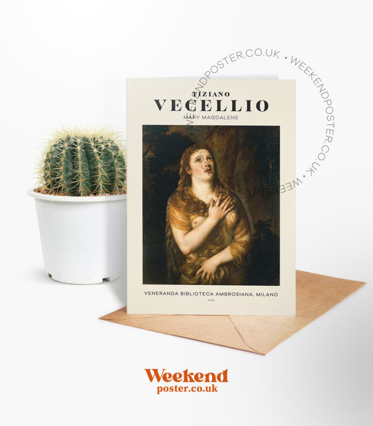 Vecellio Mary Magdalene greeting card
