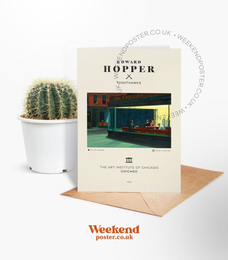 Edward Hopper Nighthawks greeting card