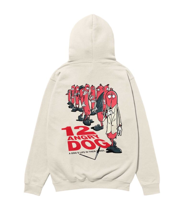 12 Angry Dog Heavyweight Organic Hoodie