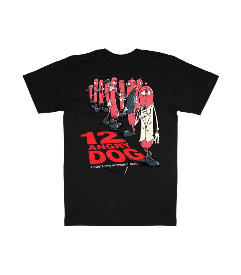 12 Angry Dog Organic Heavyweight T-Shirt - Image 10