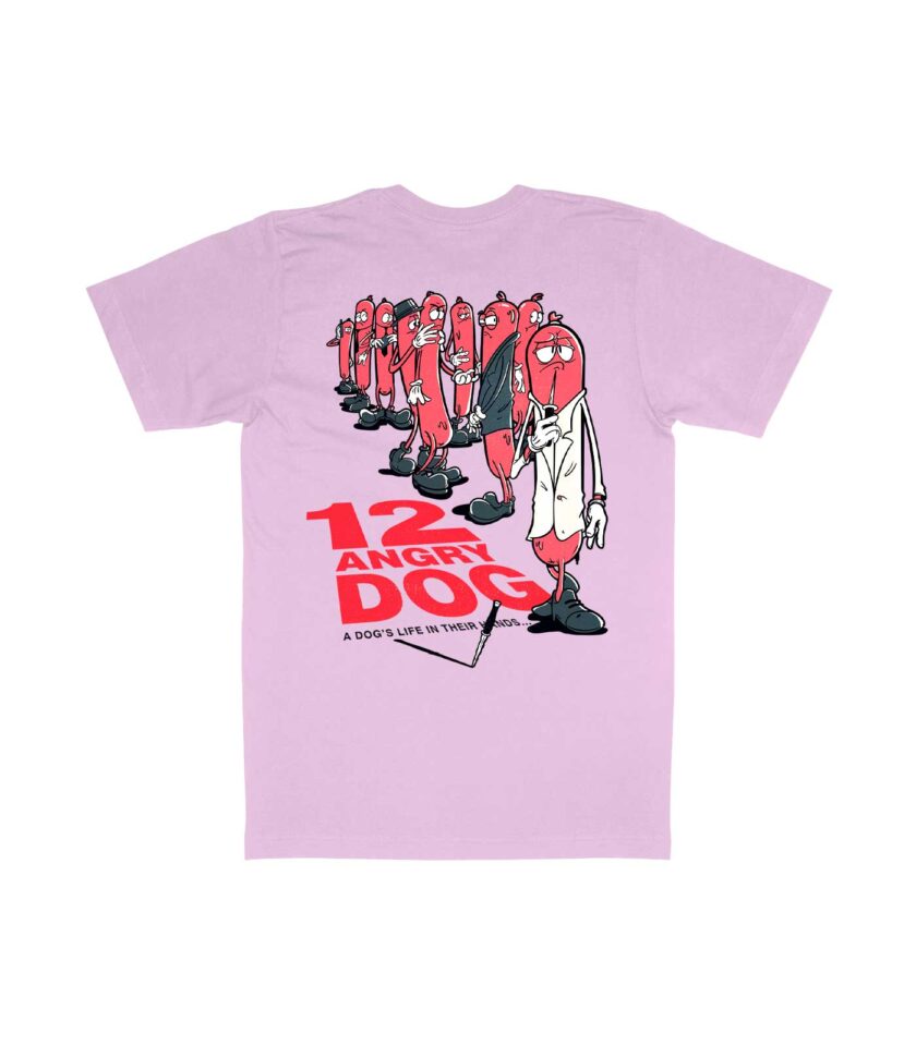 12 Angry Dog Organic Heavyweight T-Shirt - Image 7