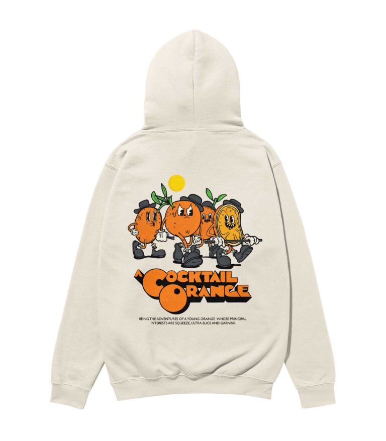 A Cocktail Orange Heavyweight Organic Hoodie