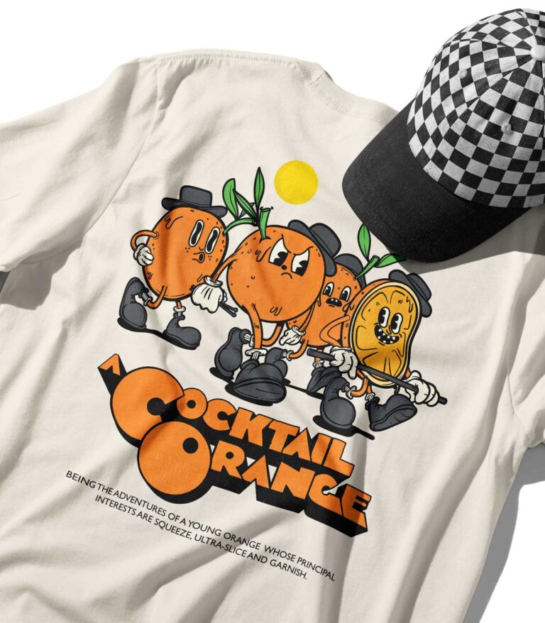 A Cocktail Orange Organic Heavyweight T-Shirt